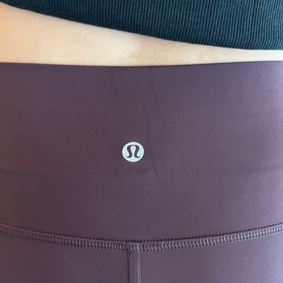 Eggplant colored Lululemon leggings 28” - Picture 3 of 3